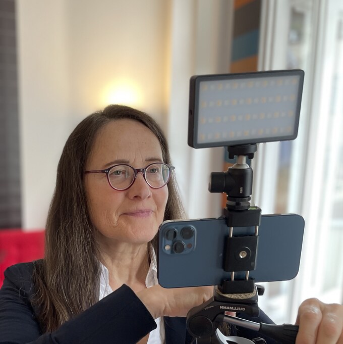 Filmemachen mit dem Smartphone mit Trainerin Sibylle Trost