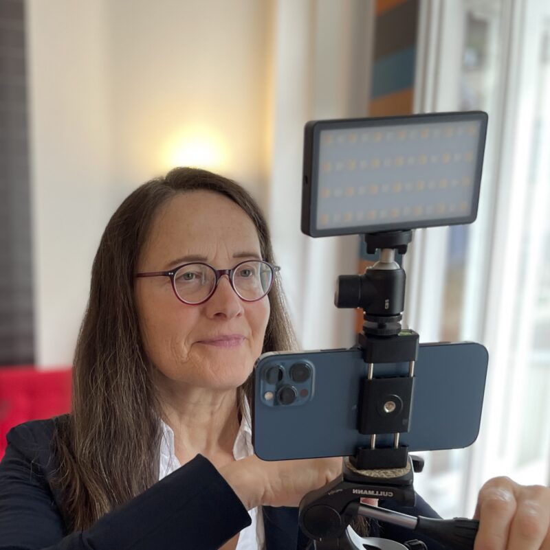 Filmemachen mit dem Smartphone mit Trainerin Sibylle Trost